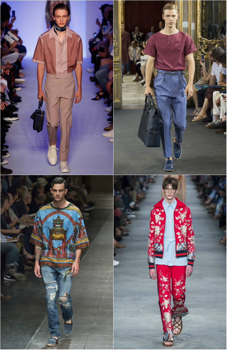 Модные мужские тенденции весна-лето 2018 фото